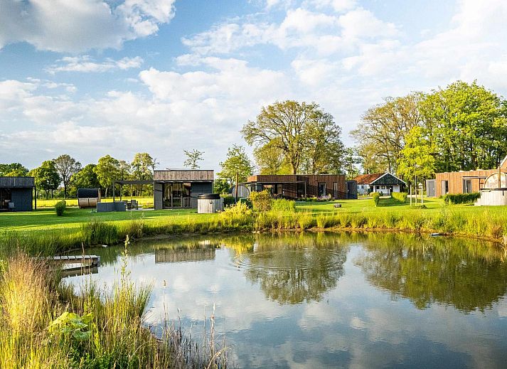 Modern kitchen in Holiday Villa Amalia 6 with sauna in Kotten, Achterhoek, Gelderland.
