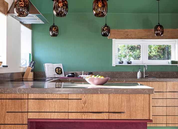 Fitness room in Huisje in Halle, a vacation home in the Achterhoek region of Gelderland, with modern equipment for an active vacation.