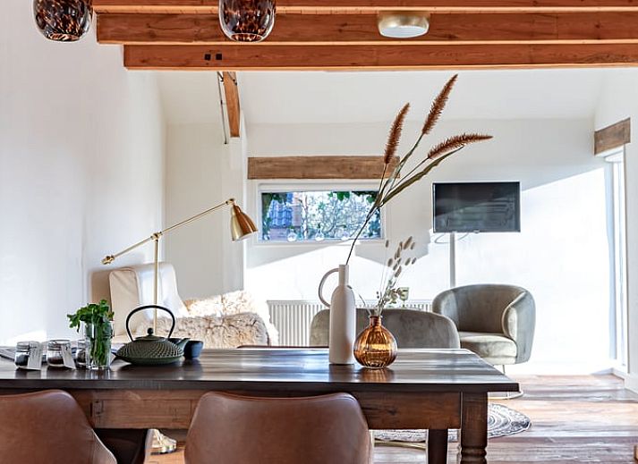 Fitness room in Huisje in Halle, a vacation home in the Achterhoek region of Gelderland, with modern equipment for an active vacation.