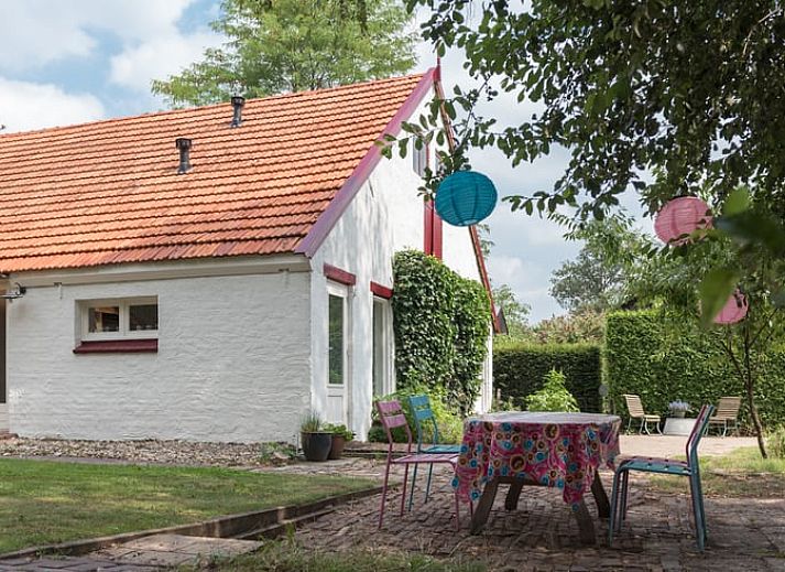 Cozy interior of cottage in Halle, Achterhoek, with tea set and book, ideal vacation home in Gelderland for relaxation.