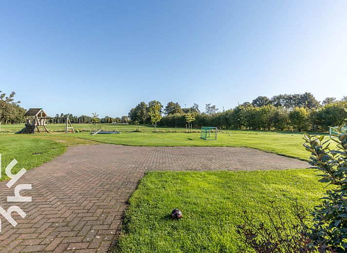 Playground at vacation home DG303 in Halle, Achterhoek, ideal for children