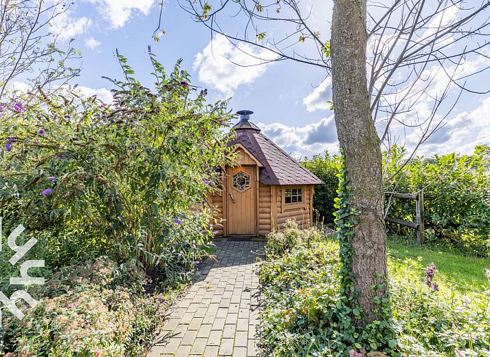 Playground at vacation home DG303 in Halle, Achterhoek, ideal for children