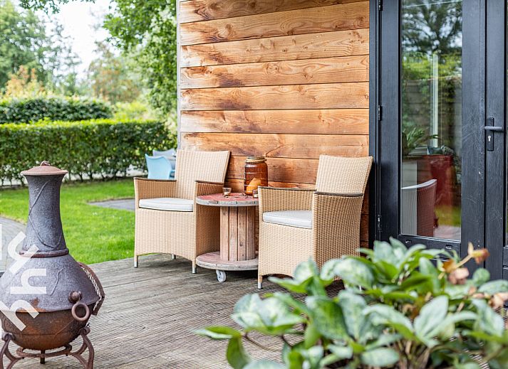 Bedroom with bunk beds in vacation home DG411 in Heelweg, Achterhoek.