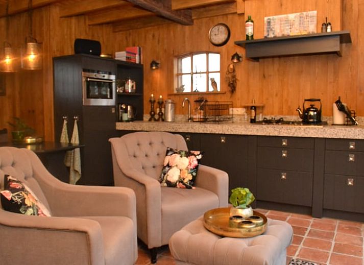 Charmant vakantiehuisje in Ruurlo met rieten dak, omringd door groen in de Achterhoek, Gelderland. Ideale plek voor rust en natuur.