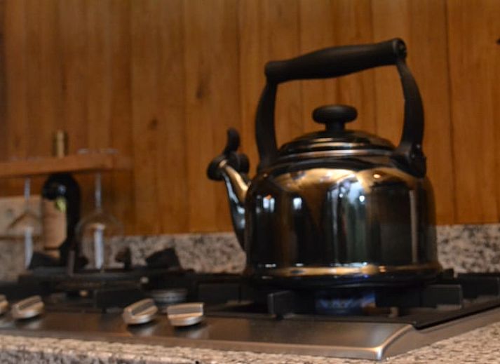 Geniet van de rust in de houten hottub bij Vakantiehuisje in Ruurlo, gelegen in de groene Achterhoek, Gelderland.