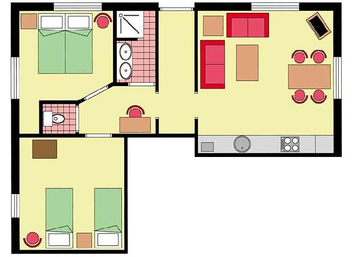 Laendliche Umgebung bei DG631 Ferienhaus in Westendorp Achterhoek mit Pferden
