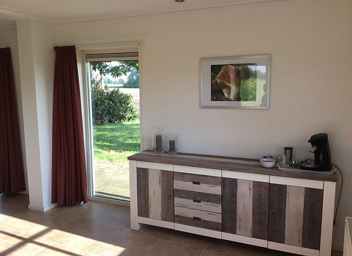 Gemuetlicher Innenraum WeijdeBlik, mit Blick auf die Natur in Sinderen, Achterhoek.