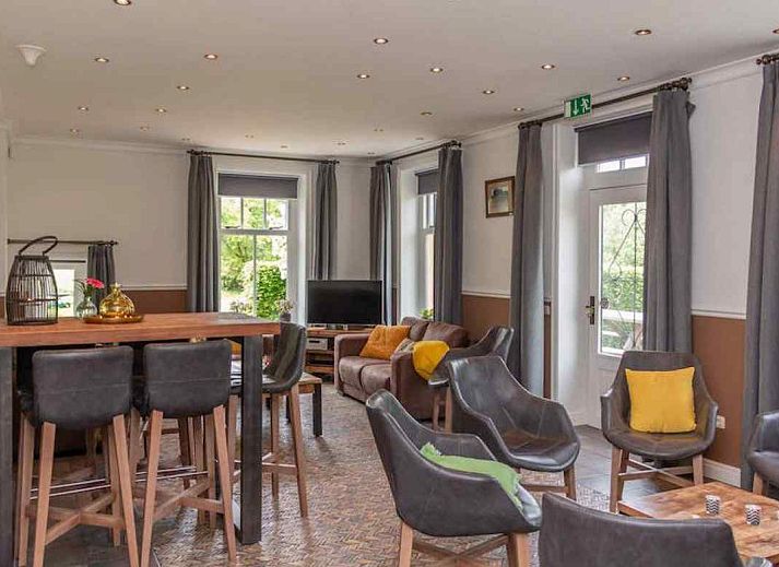 Blick auf gruene Felder beim Ferienhaus DG694 in Aalten, Achterhoek.