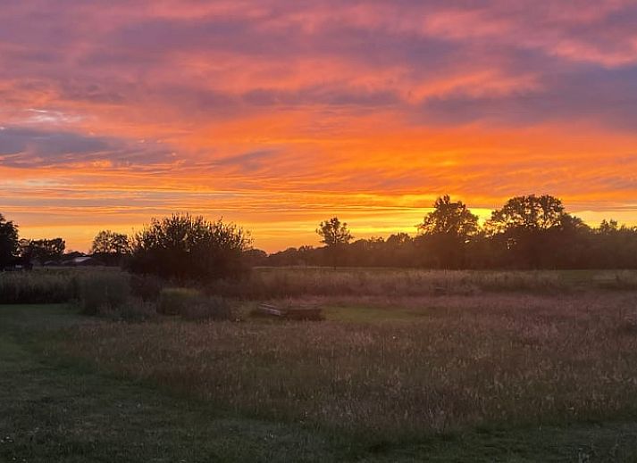 Modern bathroom in Holiday Home in Laren, Achterhoek, Gelderland with shower and sink, perfect for a comfortable stay.
