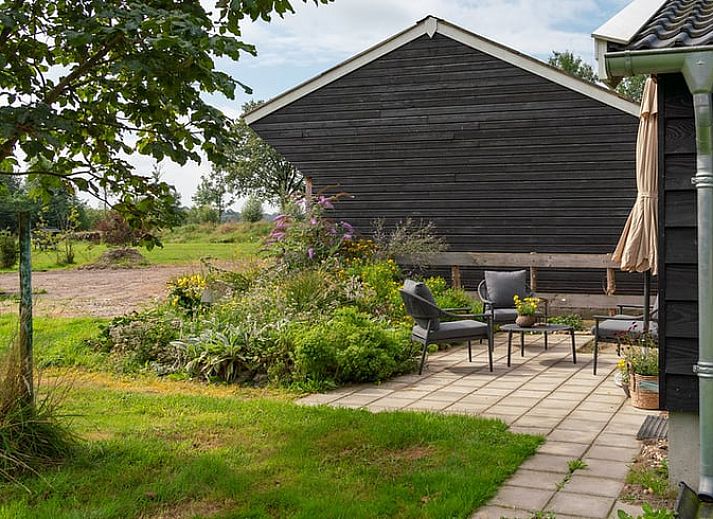 Das Ferienhaus in Laren bietet eine idyllische Aussicht auf die umliegende Landschaft in Achterhoek, Gelderland.