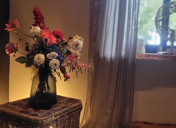 Stilvolle Einrichtung mit dekorativem Schrank im Ferienhaus in Vragender, Achterhoek, Gelderland.