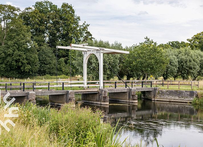 Luchtfoto van DG1545 vakantiewoning in het groene Lochem, Achterhoek, Gelderland.