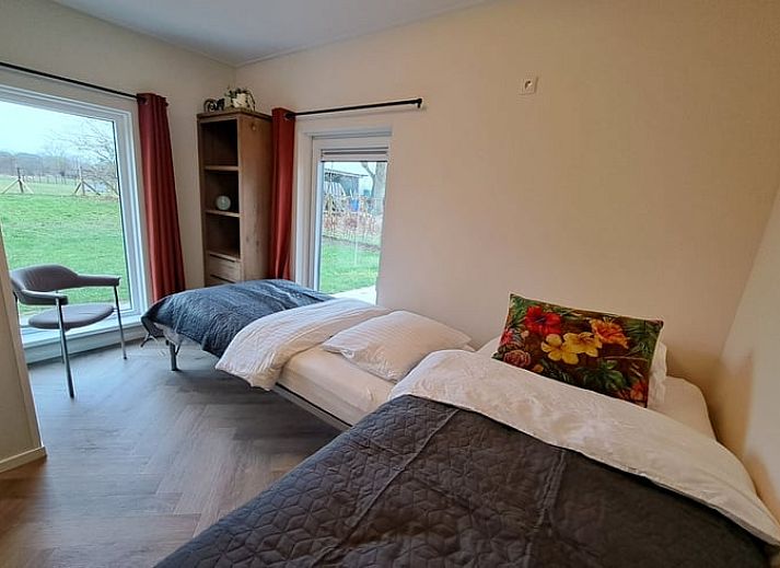 Luchtfoto van Vakantiehuisje in Lochem, gelegen in het landelijke landschap van de Achterhoek, Gelderland.