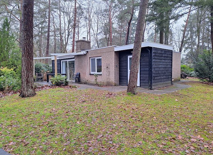 Gemuetliches Wohnzimmer im Ferienhaus 4L, Lochem mit Kamin und bequemer Sitzecke.