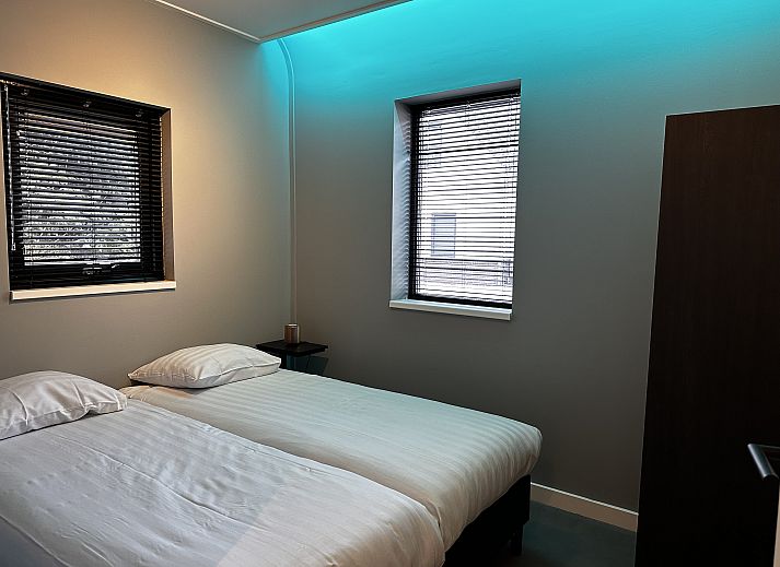 Stylish living room in Chalet in Lochem with modern furnishings in Achterhoek, Gelderland.