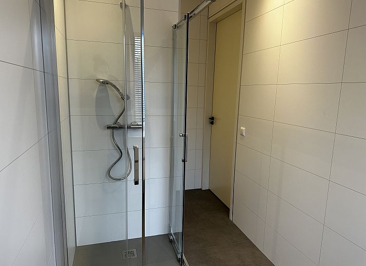 Stylish living room in Chalet in Lochem with modern furnishings in Achterhoek, Gelderland.