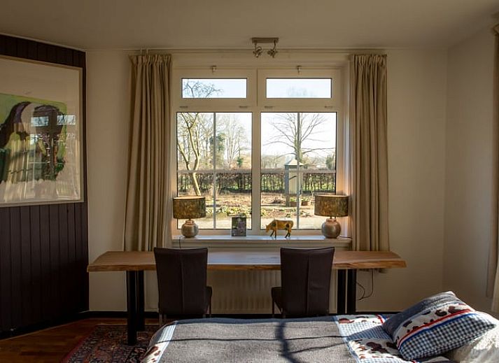 Luchtfoto van Vakantiehuis in Lochem, gelegen in de groene velden van de Achterhoek, Gelderland, met uitzicht op uitgestrekte natuur.