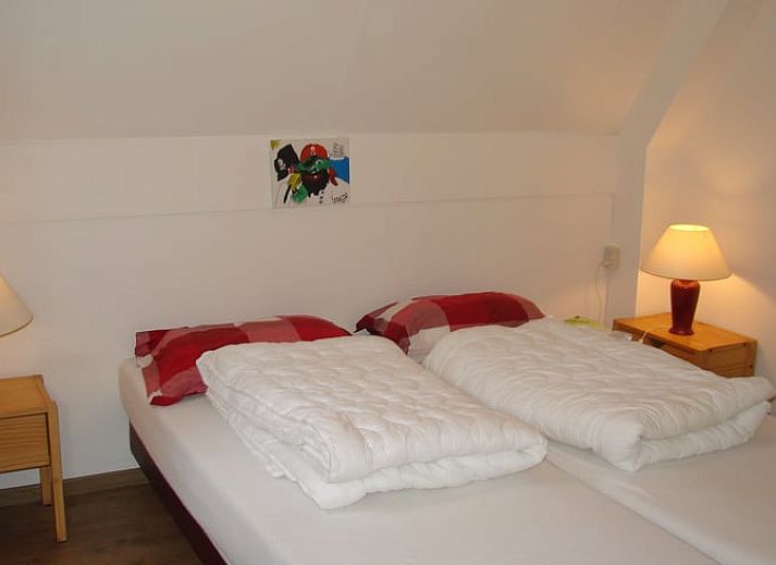 Schoener Garten des Ferienhauses in Harfsen mit bunten Blumen, Achterhoek, Gelderland.