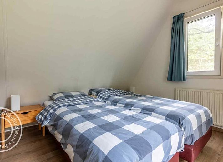 Terrasse des Ferienhauses in Harfsen mit Blick auf die gruene Umgebung, Achterhoek, Gelderland.