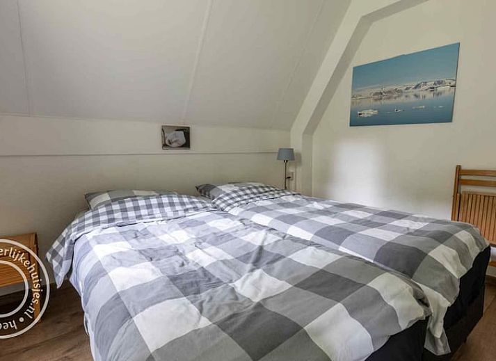 Terrasse des Ferienhauses in Harfsen mit Blick auf die gruene Umgebung, Achterhoek, Gelderland.