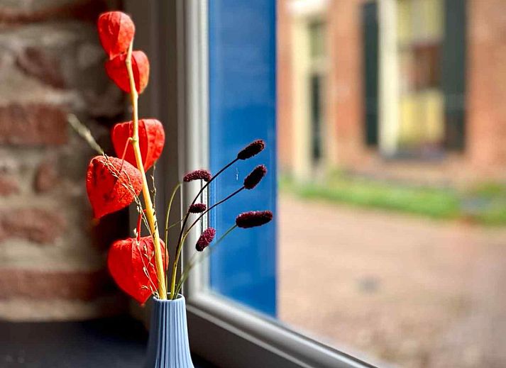 Wood supply next to the stove in vacation home DG1292 in Doesburg, Achterhoek, for cozy evenings.