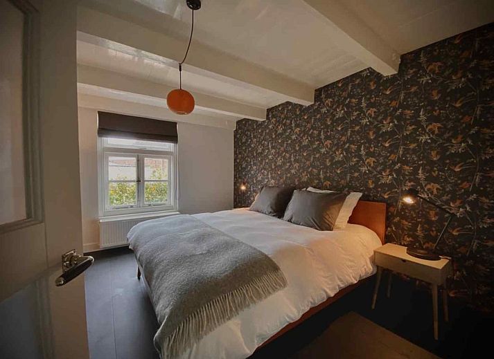 Wood supply next to the stove in vacation home DG1292 in Doesburg, Achterhoek, for cozy evenings.