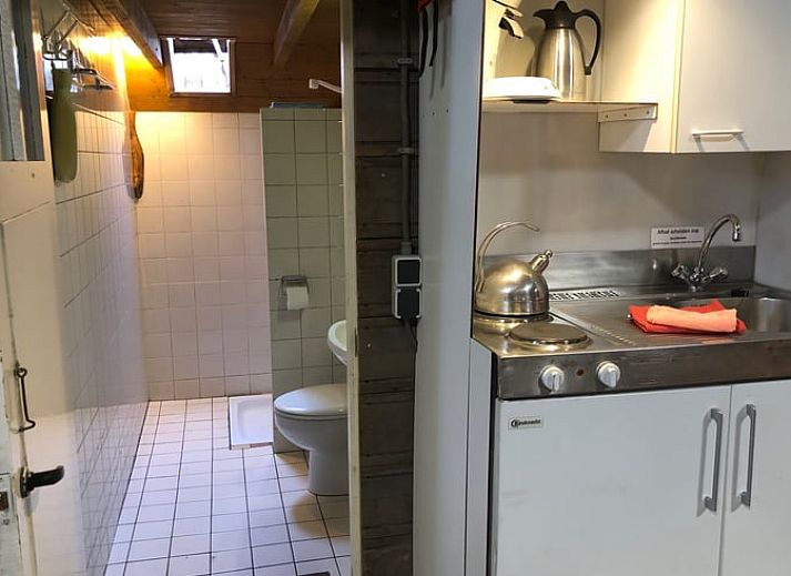 Sonnenuntergang am Baumhaus in Cottage in Haarlo, Ferienhaus in Achterhoek, Gelderland.