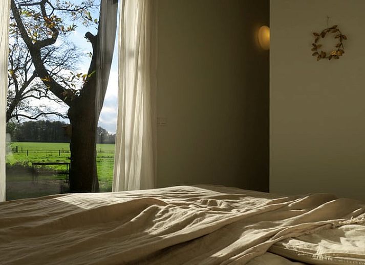 Gezellig zitje in de tuin van Vakantiehuis in Geesteren, Achterhoek.