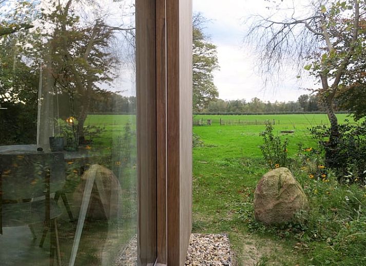 Gezellig zitje in de tuin van Vakantiehuis in Geesteren, Achterhoek.