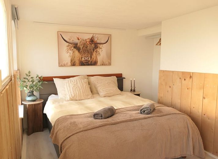 Winter garden at Holiday home in Geesteren, Achterhoek. Enjoy the serene view of snow-covered fields and nature in Gelderland.