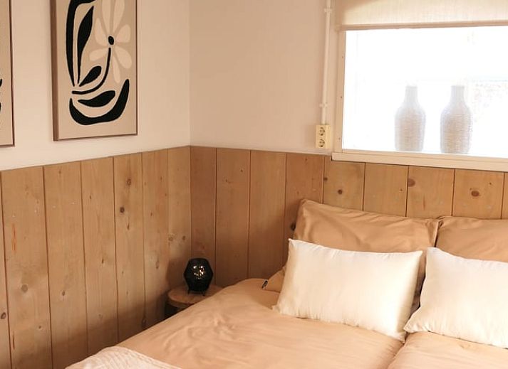 Winter garden at Holiday home in Geesteren, Achterhoek. Enjoy the serene view of snow-covered fields and nature in Gelderland.