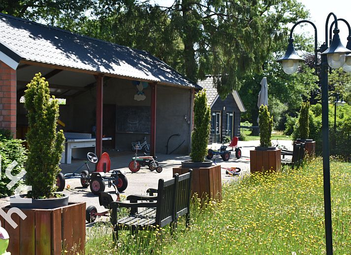 Kinderfreundlicher Spielplatz im Ferienhaus DG126 in Vorden, Achterhoek, Gelderland.