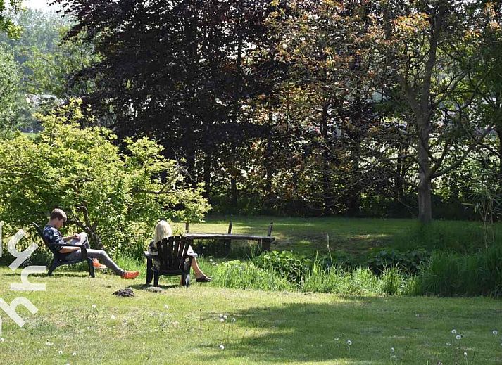 Spielplatz mit Rutsche im Ferienhaus DG126 in Vorden, Achterhoek, Gelderland.