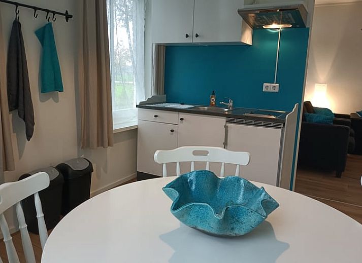 Gruene Umgebung rund um das Ferienhaus in Beltrum, Achterhoek, Gelderland mit weitem Blick in die Landschaft.