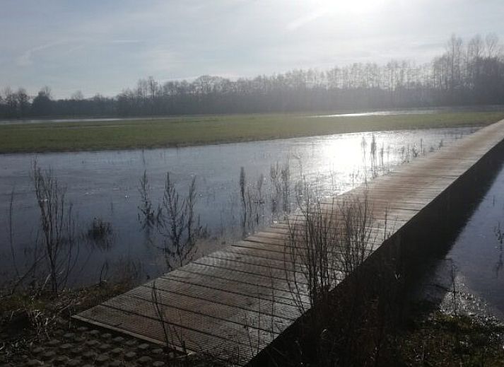 Stapelbed in kindvriendelijke kamer van Vakantiehuis Het Hof, Lichtenvoorde, Gelderland.