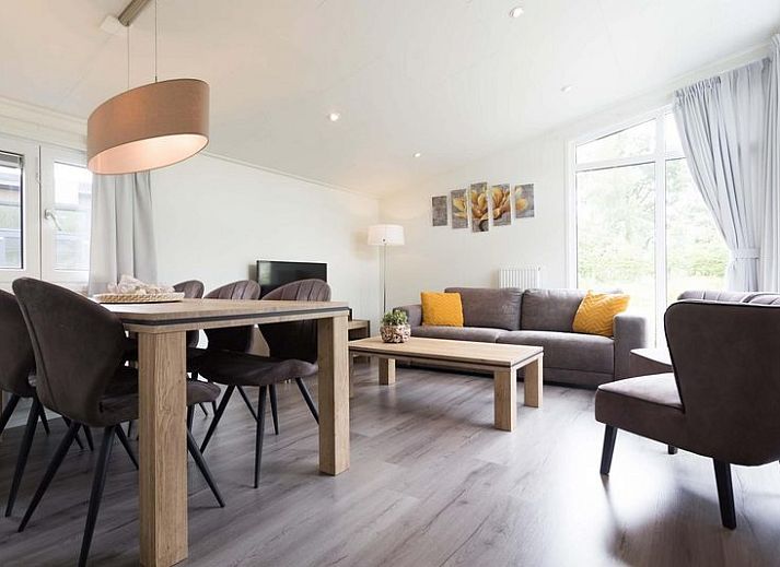 Plattegrond van Rialto 6 personen vakantieaccommodatie in Lichtenvoorde, Achterhoek, met ruime indeling en moderne voorzieningen.