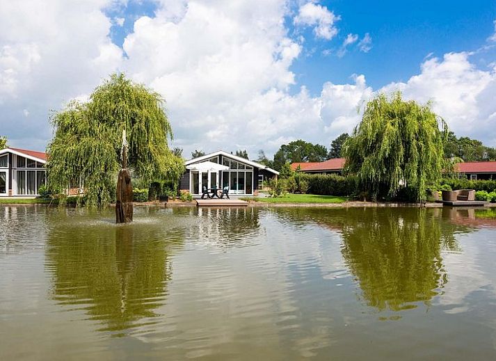Wilgenhoeve 5 Personen Ferienhaus in Lichtenvoorde mit Blick auf Teich und gruene Umgebung in Achterhoek, Gelderland.