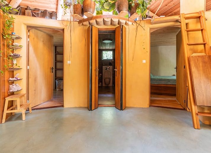 Rustieke vakantiewoning in Neede, Achterhoek, omgeven door dichte bossen in Gelderland.