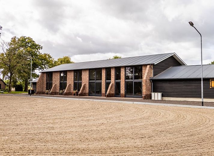 Genieten van de natuur vanuit het Vakantiehuisje in Neede, Achterhoek, met uitzicht op ruiters.