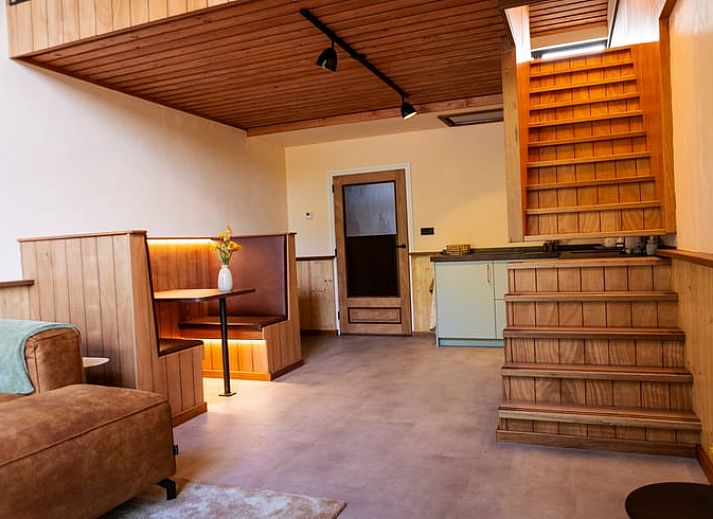 Rustieke buitenkant van Vakantiehuisje in Neede, Achterhoek, ideaal voor een ontspannen verblijf.