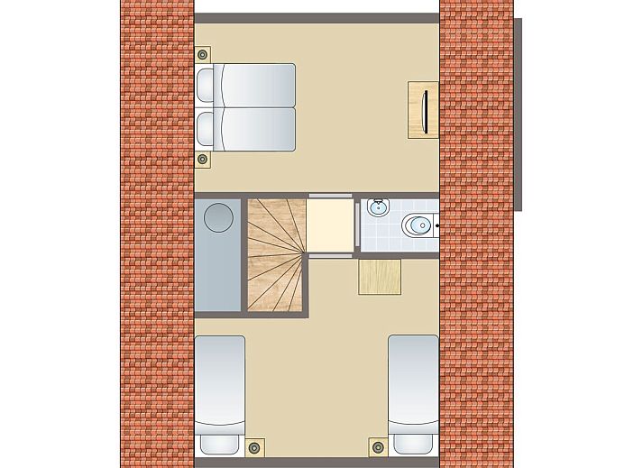 Geniet van de luxe sauna in de Stroombroek 4-persoons wellnessbungalow in Braamt, Achterhoek, Gelderland.