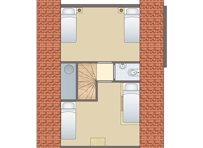 Verblijf 295029 - Bungalow Achterhoek - Stroombroek | 6-persoons kinderbungalow | 6CK