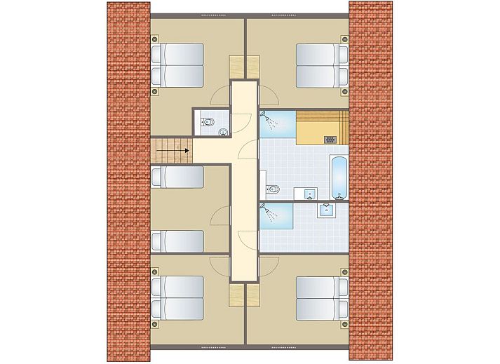 Unterkunft 295039 - Bungalow Achterhoek - Stroombroek | 12-persoons woning | 12L