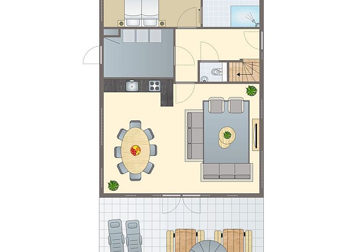 Unterkunft 295046 - Bungalow Achterhoek - Stroombroek | 8-persoons woning | 8ELW
