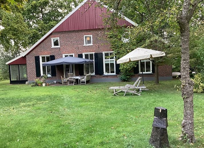 Cottage in Winterswijk Brinkheurne, Ferienhaus in Achterhoek, Gelderland, umgeben von gruener Natur und ruhiger Umgebung.