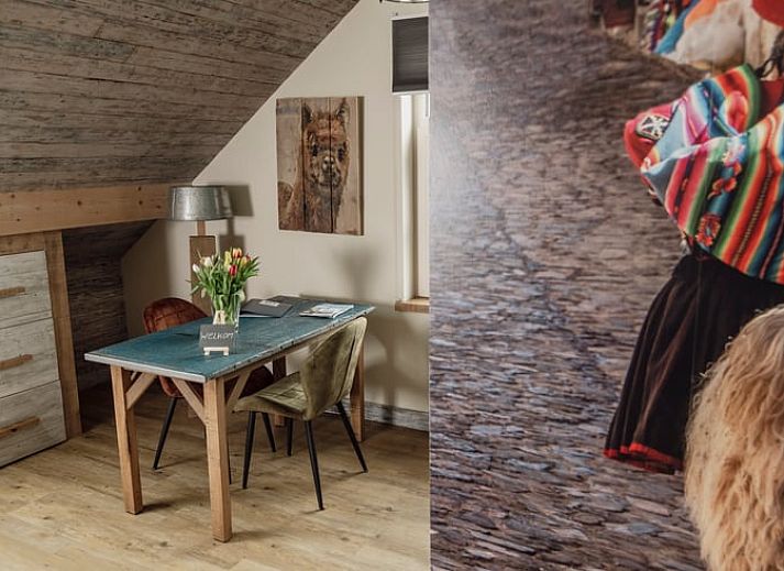 Cottage in De Heurne, einem charmanten Ferienhaus in Achterhoek, Gelderland, mit ruhigem Blick auf die gruene Landschaft.