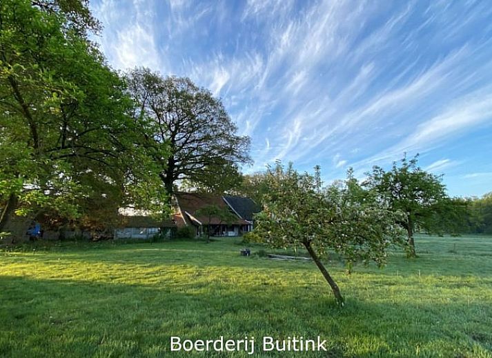 Cozy living room of cottage in Winterswijk Kotten, equipped with modern conveniences in Gelderland.