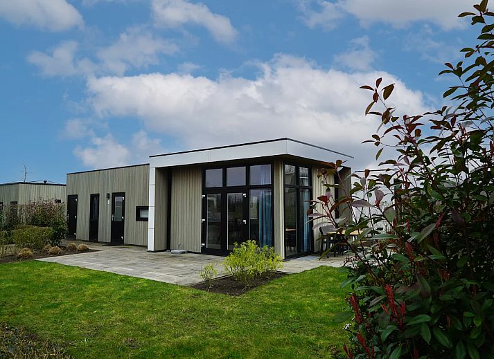 Freistehendes Haus in Olburgen, ein Ferienhaus in der Region Achterhoek, Gelderland, mit moderner Architektur und groem Garten in ruhiger Umgebung.