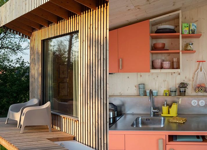 Das Ferienhaus in Megchelen, Achterhoek bietet einen erholsamen Aufenthalt mit einer Terrasse inmitten der Natur in Gelderland.