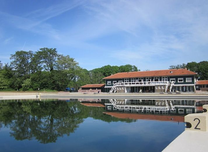 Cozy indoor area of Holiday Home in Winterswijk Woold, overlooking the green nature of the Achterhoek, Gelderland.